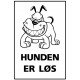 Hunden er løs