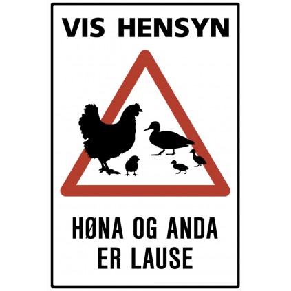 Høna og Anda er lause