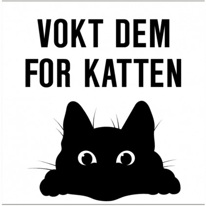 Vokt dem for katten (hvit)