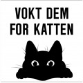 Vokt dem for katten (hvit)