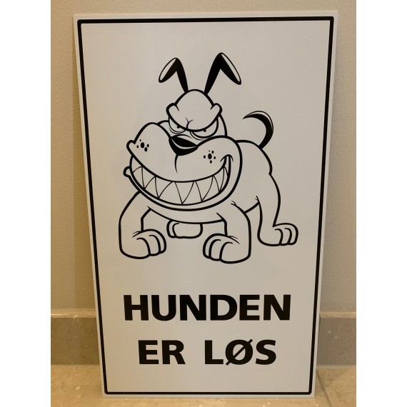 Hunden er løs