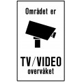 Område er TV/VIDEO overvåket