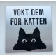 Vokt dem for katten (Børstet Aluminium)