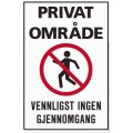 Privat område