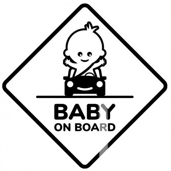 Baby On Board klistremerke