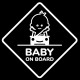 Baby On Board klistremerke