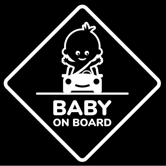 Baby On Board klistremerke